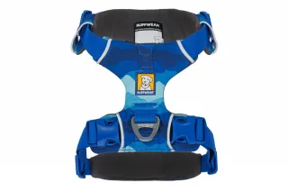 Ham ajustabil Front Range Ruffwear, Coastal Mountains, cu banda reflectorizanta, dimensiuni 43-56 cm
