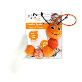 All for paws Jucarie Feather Snake pentru Pisici