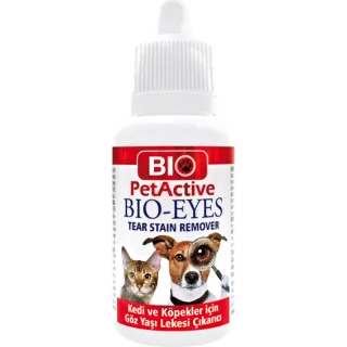 Bio PetActive Eyes soluție pentru pete de lacrimi: 50 ml, cu extract de Aloe Vera