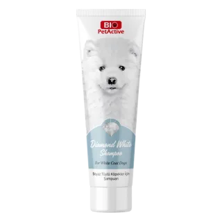 Bio PetActive Diamond White Șampon pentru câini: 250 ml, albire blană