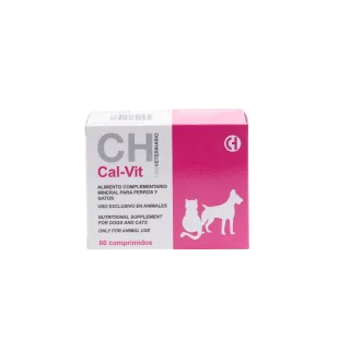 Calciu pentru caini si pisici Cal-Vit, 60 comprimate