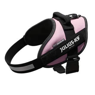 Ham JK9 IDC Power, roz, reflectorizant, circumferința piept 58-76 cm, pentru câini cu greutate de 14-25 kg
