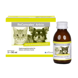 ReConvales Artrin, Supliment articular pentru caini si pisici, 1 X 90 ml