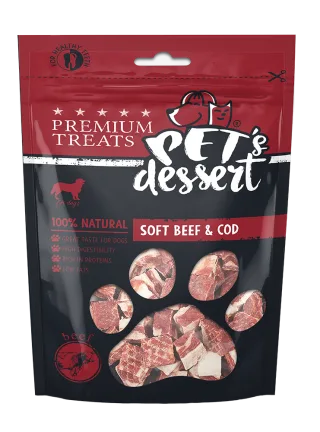 Pet s Desert Dog Soft Beef and Cod 80 Gr LSN-04