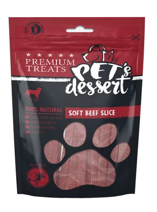 Pet s Desert Dog Soft Beef Slice 80 Gr LSB-02