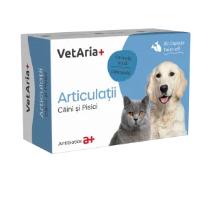 Supliment articulatii pentru caini si pisici VetAria Articulatii, 30 capsule