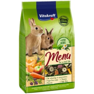 Hrana pentru iepuri Vitakraft Premium Menu 1kg