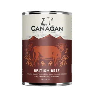 Hrana umeda pentru caini Canagan Grain Free cu vita 400 g
