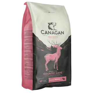 Hrana uscata pentru caini Canagan Grain Free cu vanat, small breed, 2 kg
