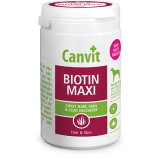 Supliment nutritiv pentru câini Canvit Biotin Maxi Hair & Skin 500 gr