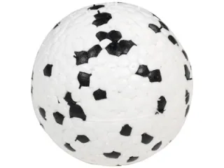 Minge din cauciuc pentru caini, BLOOM M-PETS, 7cm, alb si negru