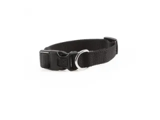 Zgarda caini, neagra, ecologica, reglabila, 40-60 cm x 2 cm