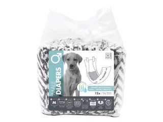 Scutece pentru caini masculi M-Pets, marime S, 10 bucati