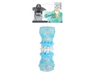 Jucarie din cauciuc moale cu rol de curatare dentara, WASHY M-PETS, S, 4x4x10 cm