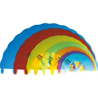 Guler pentru caini, TRANSCOL, Genia, marime 20, galben TRANSPARENT, 1 buc