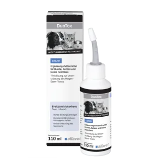 Solutie pentru sustinerea tractului gastrointestinal, DUOTOX LIQUID, Aflavet, 110ml