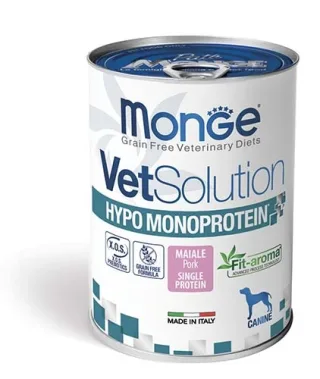 Monge VetSolution Hypo Monoprotein - Porc - 400g