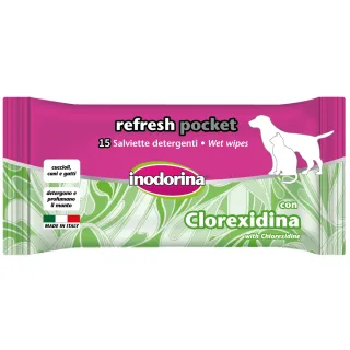 Servetele umede Inodorina Clorhrexidina 15 buc