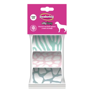 Saci igenici color Inodorina 3 role/20 buc