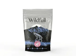 Wildfull Cat Hair & Skin - Hrana uscata ultra-premium - Somon, Pachet 2 X 1.5 kg