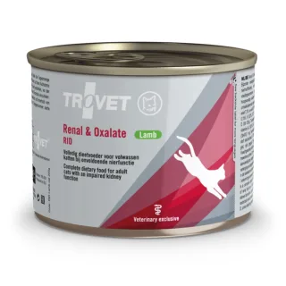 TROVET Renal & Oxlate RID, Miel, dietă veterinară, conservă hrană umedă pisici, sistem renal, sistem urinar, (pate), 100g