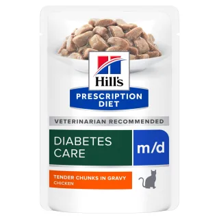 Hills PD FELINE M/D CHK 12x85 G (PLICURI)