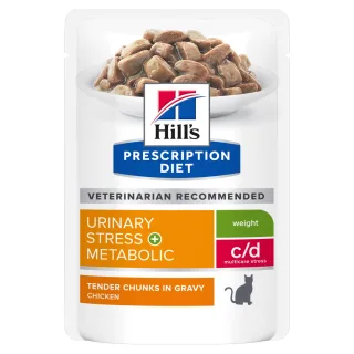 Hills PD FELINE C/D STRESS + METABOLIC 12x85 G (PLICURI)