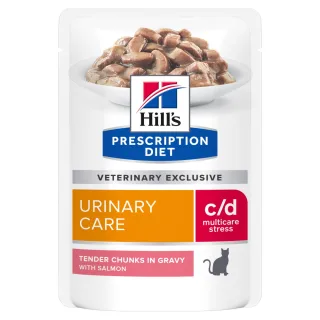 Hills PD FELINE C/D MUL STRESS SOMON 12x85 G (PLICURI)
