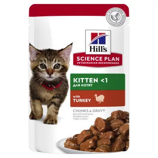 Hills SP FELINE KITTEN TURKEY 12x85 G (PLICURI)