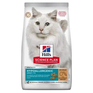 HILLS SP FELINE ADULT HYPOALLERGENIC NO GRAIN 7 KG