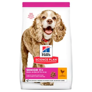 HILLS SP CANINE SENIOR S&M CHK, hrana uscata pentru caini de talie mica, seniori, 1.5 KG