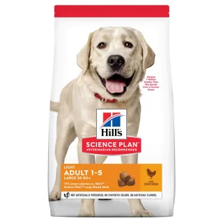 Hills SP Canine, hrana uscata light, pentru caini adulti de talie mare, 14 kg