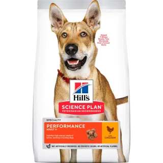 Hills SP CANINE ADULT PERFORMANCE, hrana uscata pentru caini adulti, pentru caini activi, de vanatoare, 14 KG