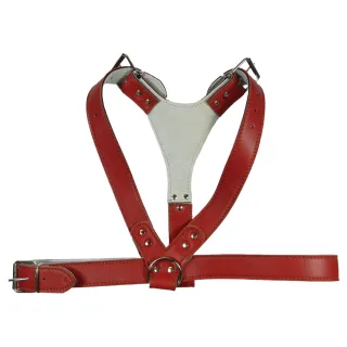 Ham piele lata 90 - 110 cm Nr 5 rosu