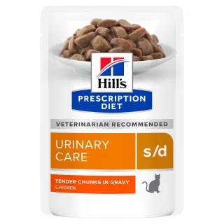 Hills PD FELINE S/D CHK 12x85 G (PLICURI)