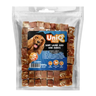 Cuburi carne miel Uniq 500 g