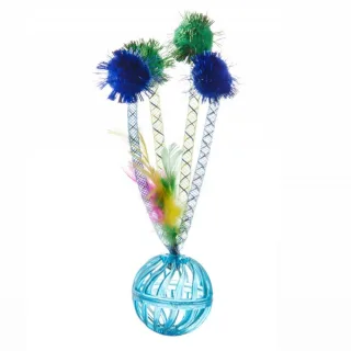 Jucarie minge cu clopotel 3,8 cm/4 buc