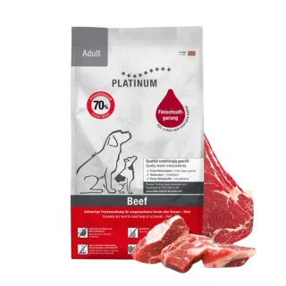 Platinum Dog Adult, hrana uscata pentru caini, cu vita, 1.5 kg
