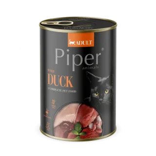 Hrana umeda pentru pisici PIPER CAT, rata, conserva 400g