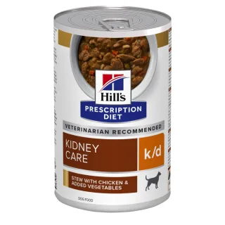 Hill's Prescription Diet Kidney Care K/D, tocanita cu pui și legume, 6 x 354 g