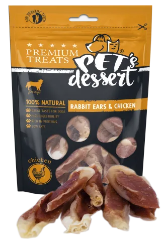 Pet s Desert Dog Rabbit EarsChicken 80g LSR-04(2)