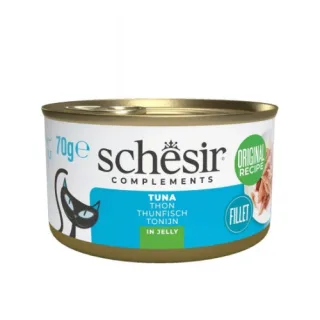 Hrana umeda pentru pisici Schesir conserva Ton in jeleu 70gr