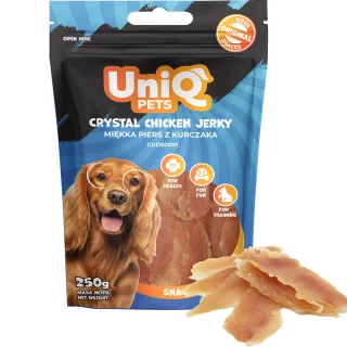 Fasii pui crystal jerky Uniq 250 g