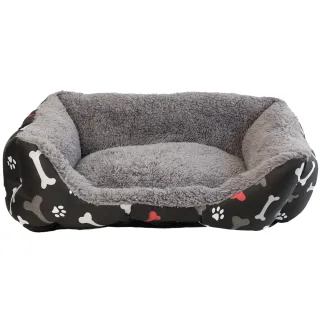 Patut negru & oscioare 66 x 51 x 11 cm