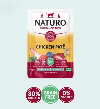 Naturo Cat Adult Grain Free Mousse cu Pui 85g