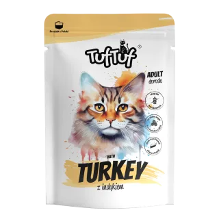 TUF TUF CAT- Hrana umeda CURCAN - plic 100G