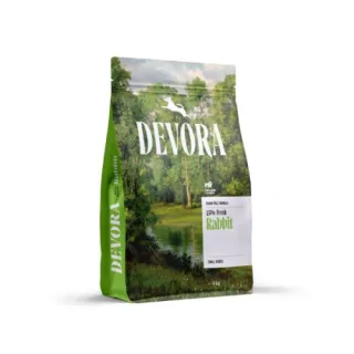 Hrana uscata pentru caini Devora Puppy & Junior Medium & Large Breed Grain Free Monoprotein cu iepure 4 kg