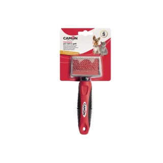 CAMON Perie cu dinți de oțel și vârfuri rotunjite, perie câini CAMON Perie cu dinți de oțel și vârfuri rotunjite, S, perie câini și pisici, 4.5x6cm