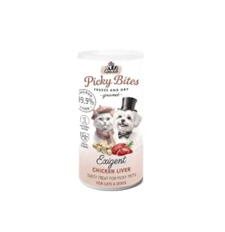 Pet, s Dessert Recompense Picky Bites Exigent cu Ficat de Pui