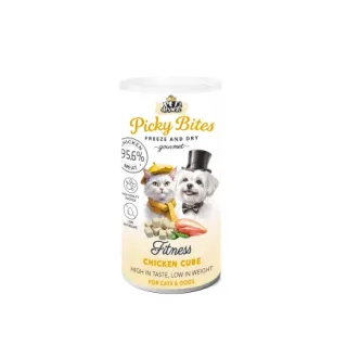 Pet, s Dessert Recompense Picky Bites Fitness Cuburi de Pui
